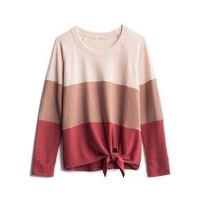 Araya Tie Front Knit Top